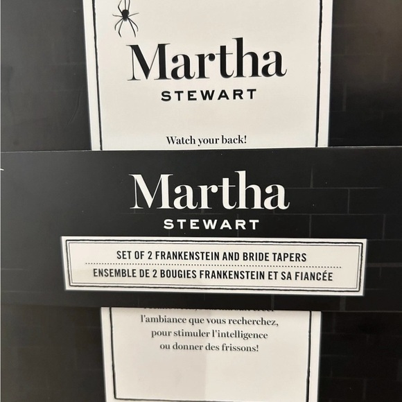⭐️ 2/$50 Martha Stewart Frankenstein & Bride Halloween Taper Candle - Picture 4 of 5